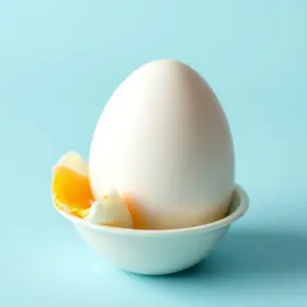 ovo de galinha inteiro cozido