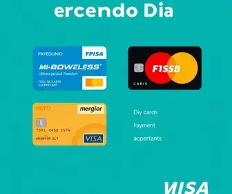 cartões Mercado Dia aceita